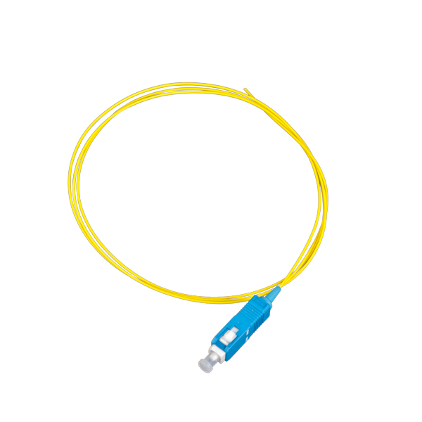 N123.4MCY Nexans LANmark-OF Pigtail SC/UPC Monomode Maxistrip LSZH 9/125 1m Jaune