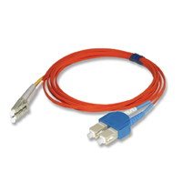 N123.5CLO3 LANMARK-OF CORDON DE BRASSAGE MULTIMODE 50/125 OM3 2LC - 2SC LSZH ORANGE 2M