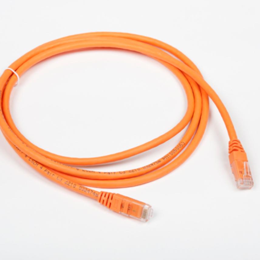 N101.21EFOO Essential-6 Patch Cord Cat 6 Unscreened LSZH Orange Boot 3m Orange