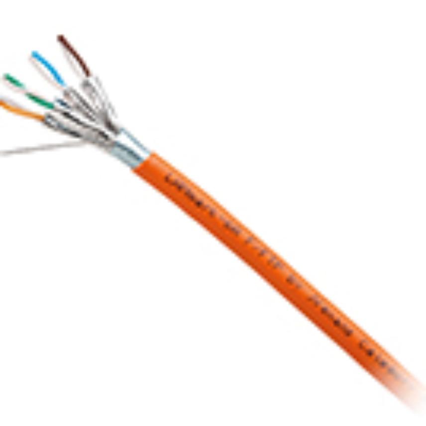 N100.692G CÄBLE LANmark - 6A F/FTP AWG23 Cat 6A LSZH Orange 1000m reel