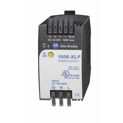 1606-XLP50E Alimentation Compacte 24-28VDC 50W entrée 120/240VAC/85-375VDC