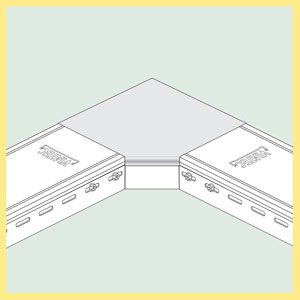 CH0620S INTERFLEX 90º COUDE 60 X 200 mm SENDZIMIR GALVANISE