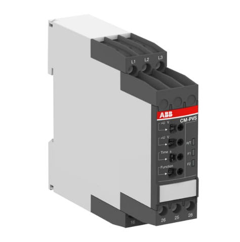 [ABB1SVR730794R3300] 1SVR730794R3300 CM-PVS.41S Relais de surveillance triphasé 2c/o, 0,0.1-30s, L1-L2-L3=3x300-500VAC