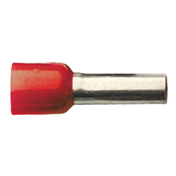 [TEM0779008] AI 1/8 Rojo Code: 0779008 Embout argenté pré-isolé. De couleur rouge. Section de 1 mm²