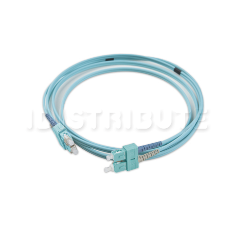 [NEX.N122.5CCA2] N122.5CCA2 LANmark-OF Slimflex Patch Cord DSC-DSC OM3 LSZH 2m Aqua