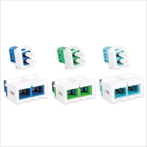 [NEX.N205.617] N205.617 TRAVERSÉE LANMARK-OF SNAP-IN LC DUPLEX MULTIMODE AQUA