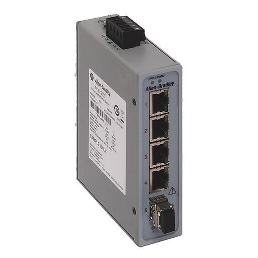 [1783-US4T1F] 1783-US4T1F Switch Stratix 2000 non administrable, 4 ports cuivre 10/100, 1 port fibre multimode 100 meg