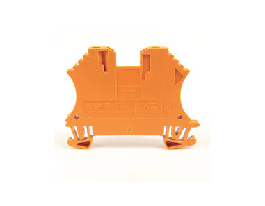 [1492-J4] BORNE DE PASSAGE CONNEXION A VIS 4MM² orange