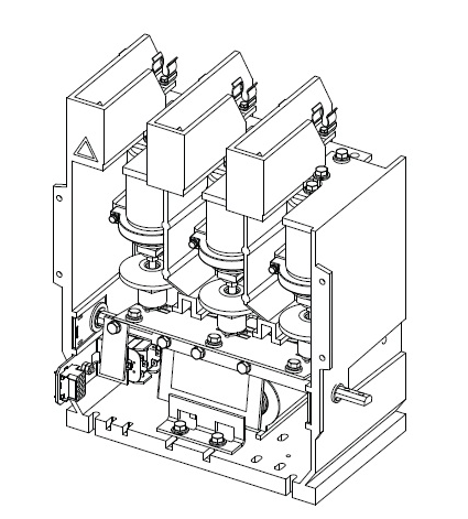 [1502-VC4DCDA-0] 1502-VC4DCDA-0 Contacteur à vide Moyenne tension 400A