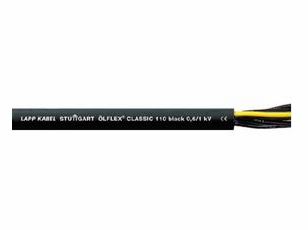 [LAP1120307] 1120307 CABLE DE SIGNAL SOUPLE OLFLEX CLASSIC 110 Black 06/1kv 3G1,5