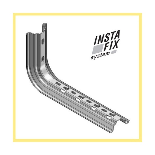 [SO15S] SO15S SUPPORT OMEGA INTERFLEX POUR BANDE DE PROFIL MURAL OU PENDENTIF. 150 mm ENVOYER.